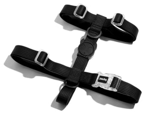 Neopro H-Harness Black- dog harness