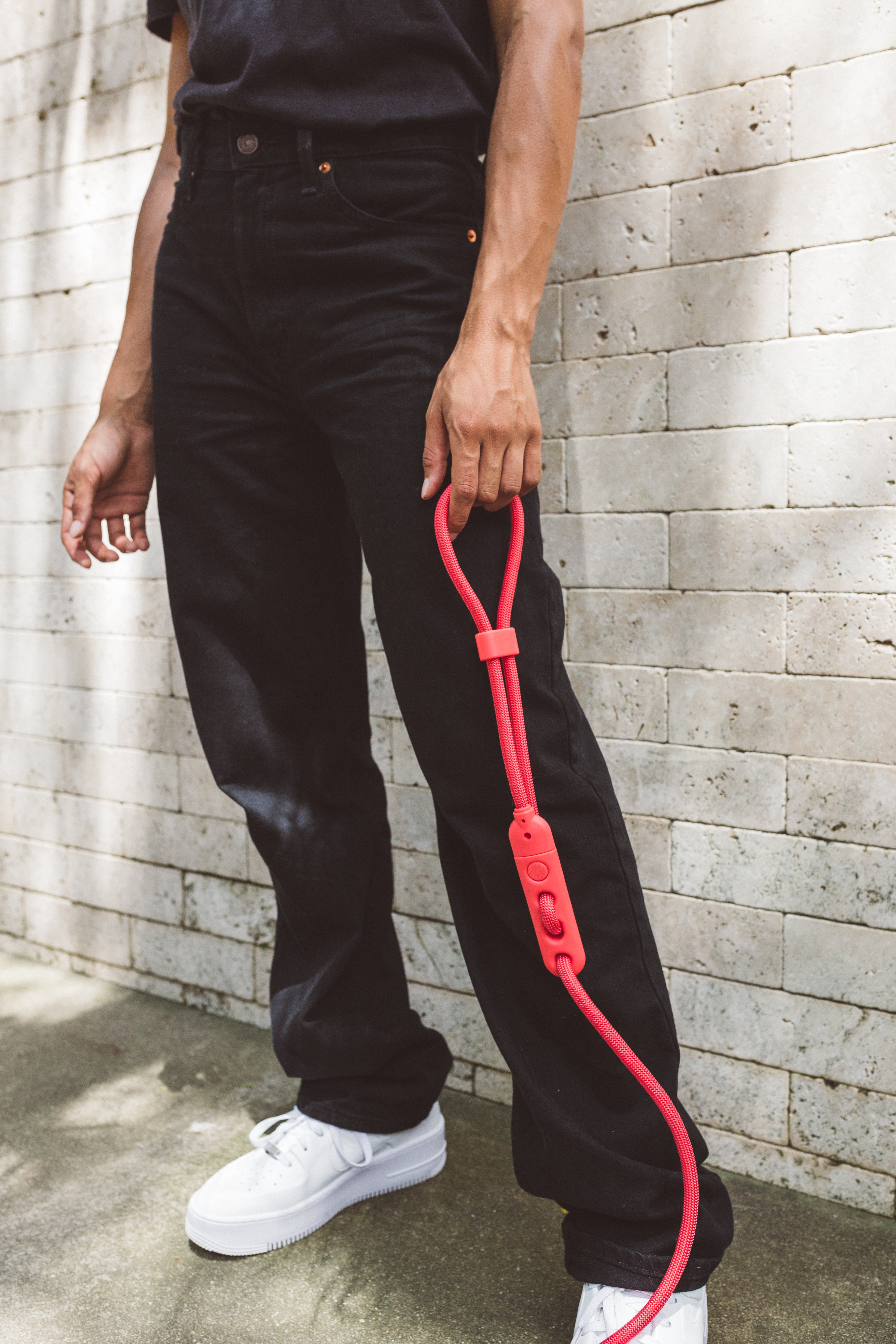 Hands-Free Leash Neon Coral