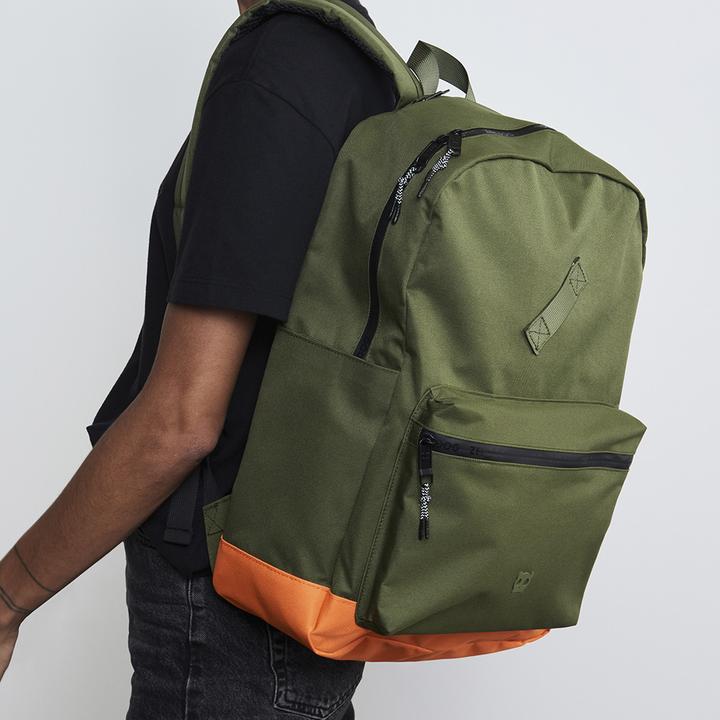 Zee Dog Backpack Classic Green/Orange