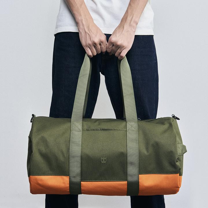 Duffle Bag Green/Orange